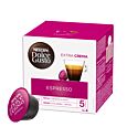 Nescafé Espresso package and capsule for Dolce Gusto