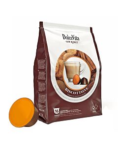 Dolce Vita Biscottone paquete de cápsulas de Dolce Gusto
