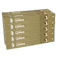 Envase con 100 cápsulas de aluminio de Kaffekapslen Lungo para Nespresso