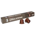 Kaffekapslen Lungo Strong Premium paquete de cápsulas de Nespresso
