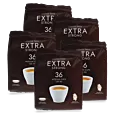 5 paquetes con Kaffekapslen Extra Strong Medium para Senseo