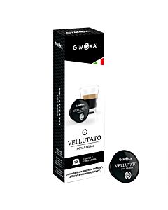 Gimoka Vellutato package and capsule for Caffitaly