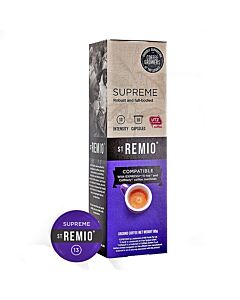 St Remio Supreme package and capsule for Caffitaly