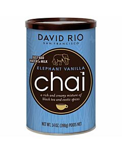 Té instantáneo Elephant Vanilla Chai de David Rio. 398 gramos