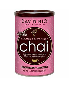 Té instantáneo Flamingo Vanilla Chai de David Rio. 398 gramos