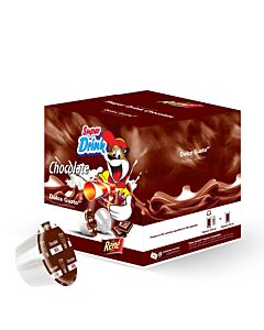 Café René Super Drink Chocolate package and capsule for Dolce Gusto