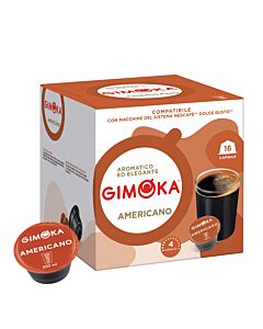 Gimoka Americano paquete de cápsulas de Dolce Gusto
