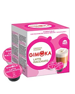 Gimoka Latte Macchiato paquete de cápsulas de Dolce Gusto
