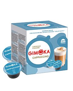 Gimoka Cappuccino paquete de cápsulas de Dolce Gusto
