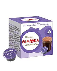 Gimoka Cioccolata paquete de cápsulas de Dolce Gusto
