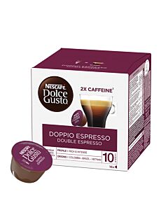 Nescafé Doppio Espresso paquete de cápsulas de Dolce Gusto
