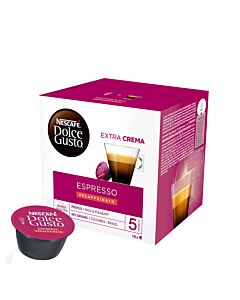 Nescafé Espresso Decaffeinato paquete de cápsulas de Dolce Gusto
