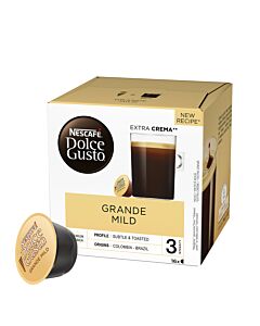 Nescafé Grande Mild paquete de cápsulas de Dolce Gusto
