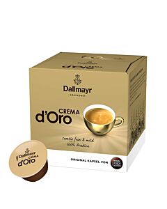 Envase y cápsula Dallmayr Crema d'Oro para Dolce Gusto