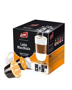 Café René Latte Macchiato paquete de cápsulas de Dolce Gusto
