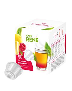 Café René Lemon & Raspberry Tea paquete de cápsulas de Dolce Gusto
