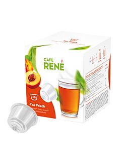 Café René Tea Peach paquete de cápsulas de Dolce Gusto
