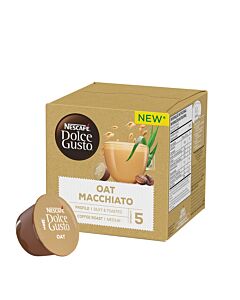 Nescafé Oat Caffè Latte package and capsule for Dolce Gusto