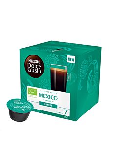 Nescafé Mexico Grande package and capsule for Dolce Gusto