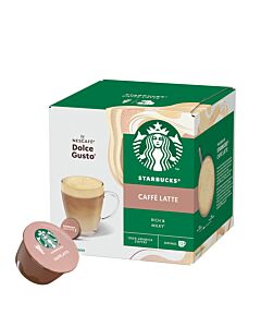 Starbucks Caffè Latte package and capsule for Dolce Gusto