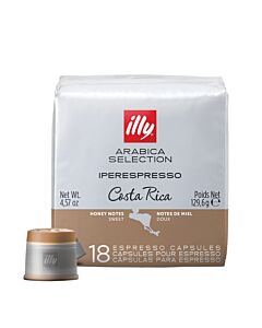 illy Costa Rica paquete de cápsulas de iperespresso
