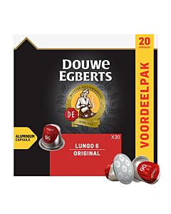 Douwe Egberts Lungo 6 Original XL paquete de cápsulas de Nespresso
