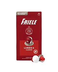 Friele Lungo 6 Classico paquete de cápsulas de Nespresso
