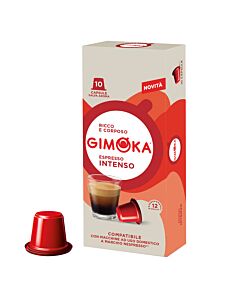 Gimoka Espresso Intenso paquete de cápsulas de Nespresso
