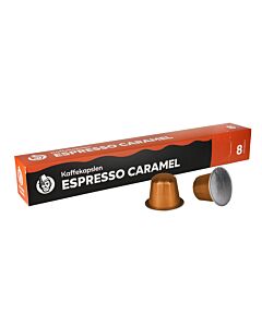 Kaffekapslen Espresso Caramel Premium paquete de cápsulas de Nespresso
