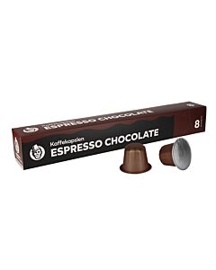 Kaffekapslen Espresso Chocolate Premium paquete de cápsulas de Nespresso
