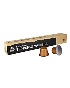 Kaffekapslen Espresso Vanilla Premium paquete de cápsulas de Nespresso
