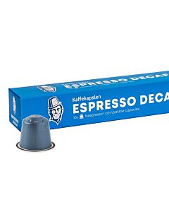 Kaffekapslen Espresso Decaf Premium paquete de cápsulas de Nespresso
