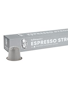 Kaffekapslen Espresso Strong Premium paquete de cápsulas de Nespresso
