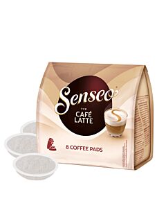 Senseo CafÃ© Latte package and pods for Senseo