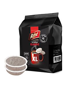 Café René Classic Packung und Pods für Senseo