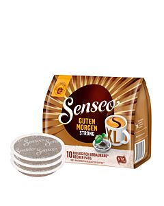 Senseo Guten Morgen Strong package and pods for Senseo