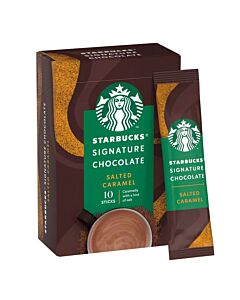 Starbucks Signature Chocolate con caramelo salado