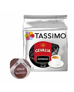 Gevalia Espresso package and capsule for Tassimo