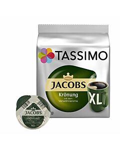 Jacobs KrÃ¶nung XL package and capsule for Tassimo