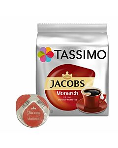 Jacobs Monarch package and capsule for Tassimo