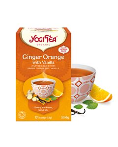 Ginger Orange en té de Yogi Tea 
