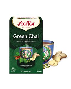 Green Chai en té de Yogi Tea 
