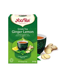 Green Tea Ginger Lemon en té de Yogi Tea 
