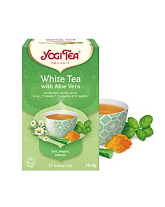 White Tea Aloe Vera en té de Yogi Tea 
